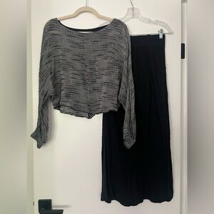 Free People Sweater & Skirt Set